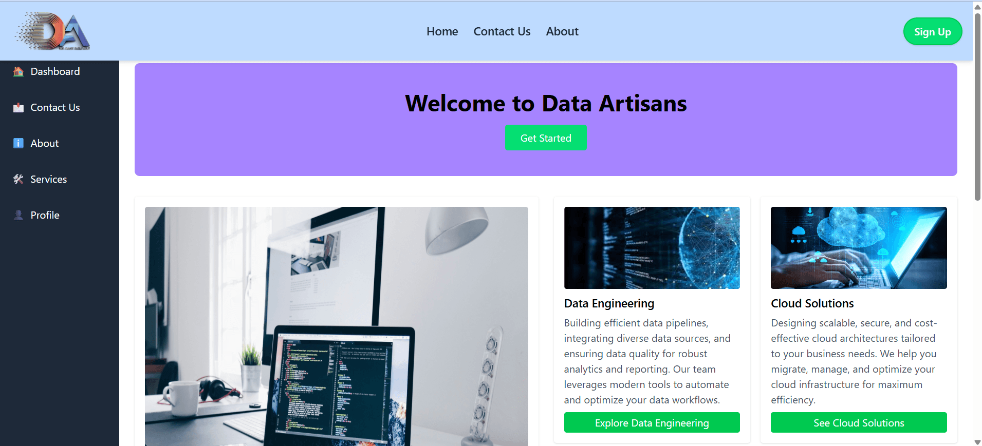 Data Artisans Dashboard